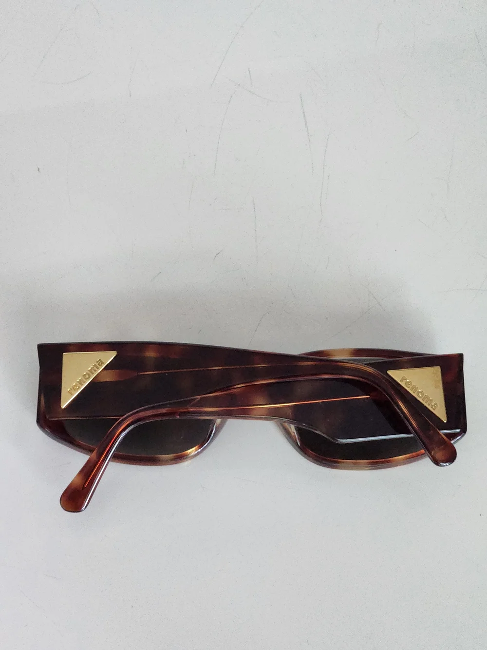 RENOMA Vintage Tortoiseshell Oval Sunglassess Brown Lens Made In Japan 58mm